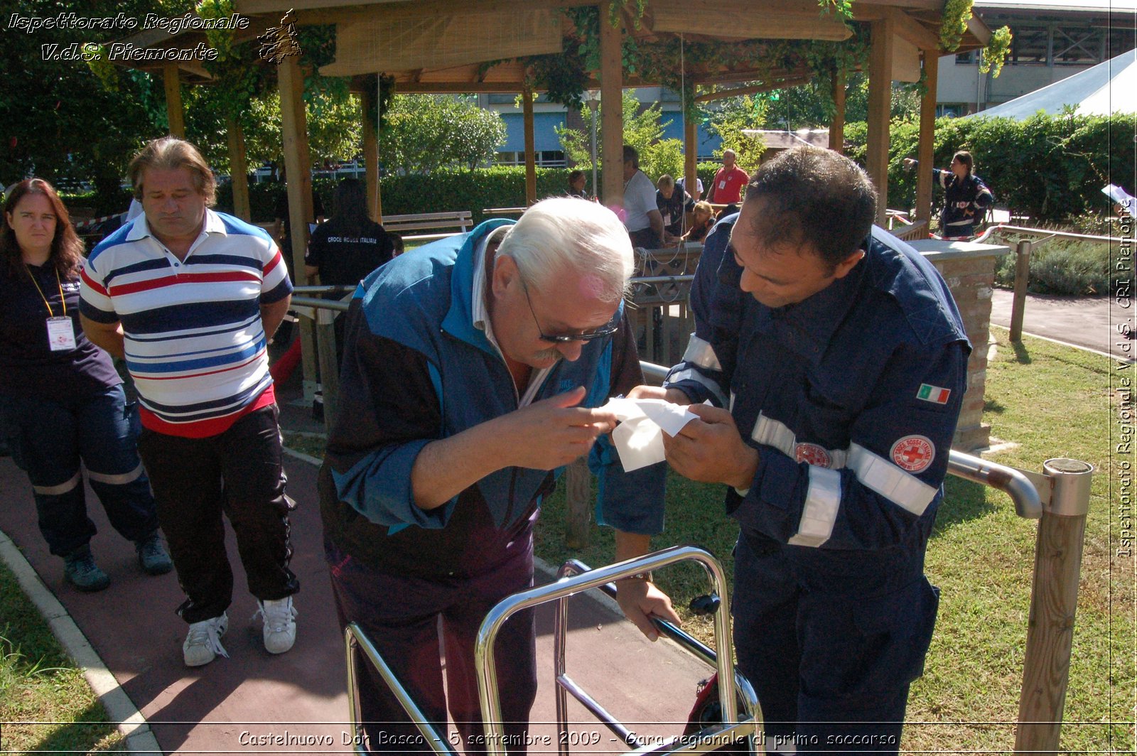 Castelnuovo Don Bosco - 5 settembre 2009 - Gara regionale di primo soccorso -  Croce Rossa Italiana - Ispettorato Regionale Volontari del Soccorso Piemonte