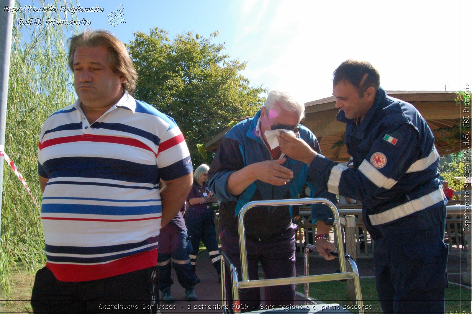 Castelnuovo Don Bosco - 5 settembre 2009 - Gara regionale di primo soccorso -  Croce Rossa Italiana - Ispettorato Regionale Volontari del Soccorso Piemonte