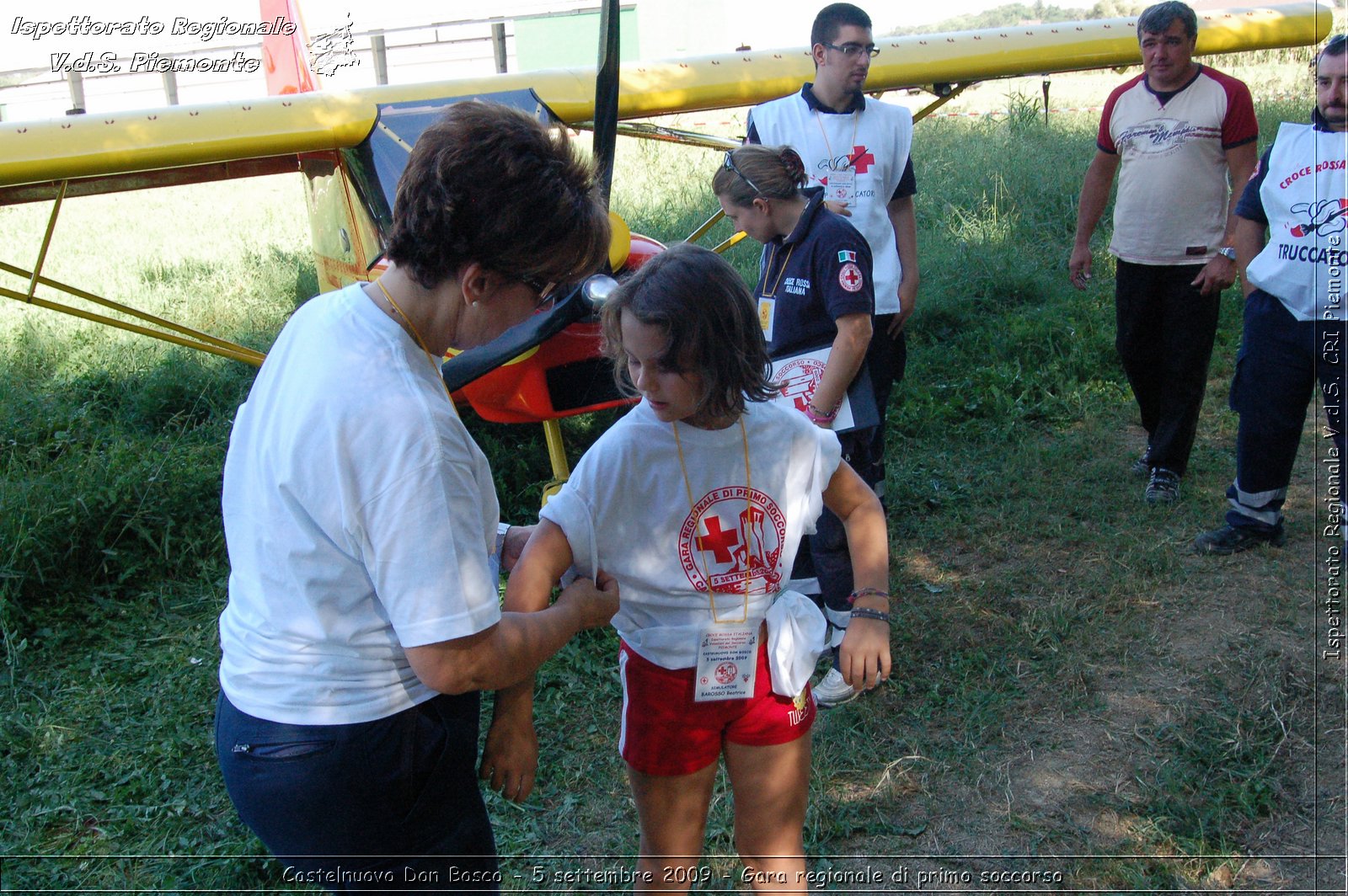 Castelnuovo Don Bosco - 5 settembre 2009 - Gara regionale di primo soccorso -  Croce Rossa Italiana - Ispettorato Regionale Volontari del Soccorso Piemonte