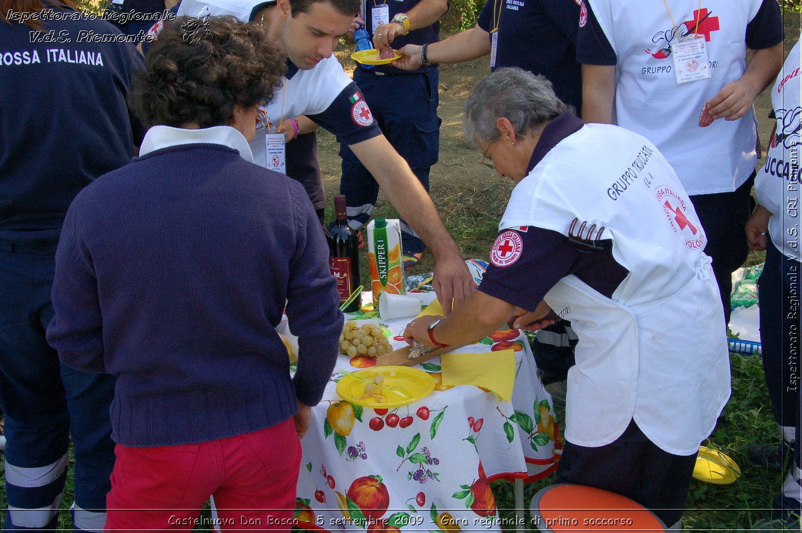 Castelnuovo Don Bosco - 5 settembre 2009 - Gara regionale di primo soccorso -  Croce Rossa Italiana - Ispettorato Regionale Volontari del Soccorso Piemonte