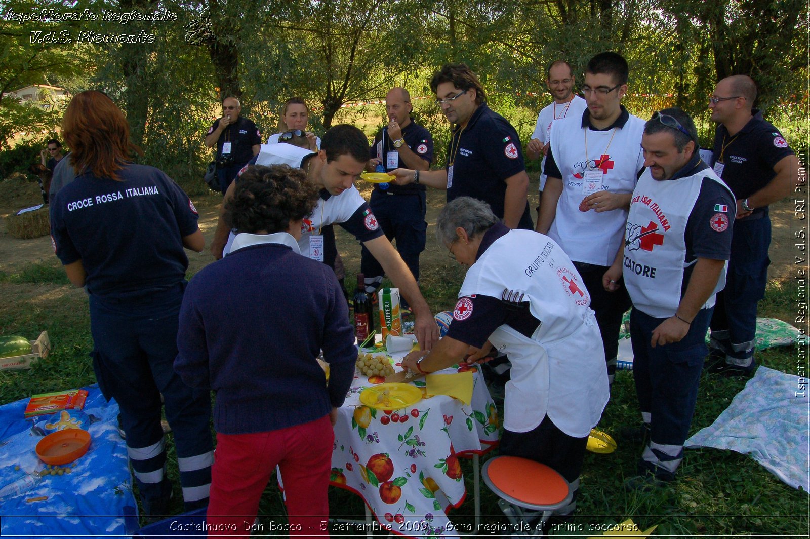 Castelnuovo Don Bosco - 5 settembre 2009 - Gara regionale di primo soccorso -  Croce Rossa Italiana - Ispettorato Regionale Volontari del Soccorso Piemonte