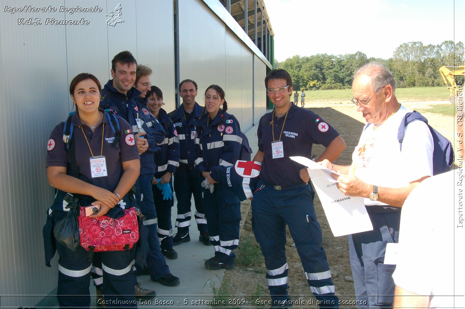 Castelnuovo Don Bosco - 5 settembre 2009 - Gara regionale di primo soccorso -  Croce Rossa Italiana - Ispettorato Regionale Volontari del Soccorso Piemonte