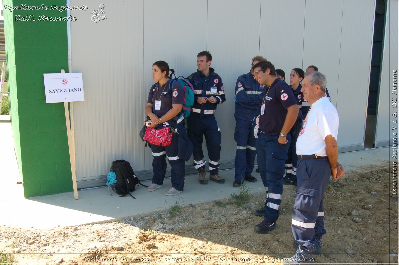 Castelnuovo Don Bosco - 5 settembre 2009 - Gara regionale di primo soccorso -  Croce Rossa Italiana - Ispettorato Regionale Volontari del Soccorso Piemonte