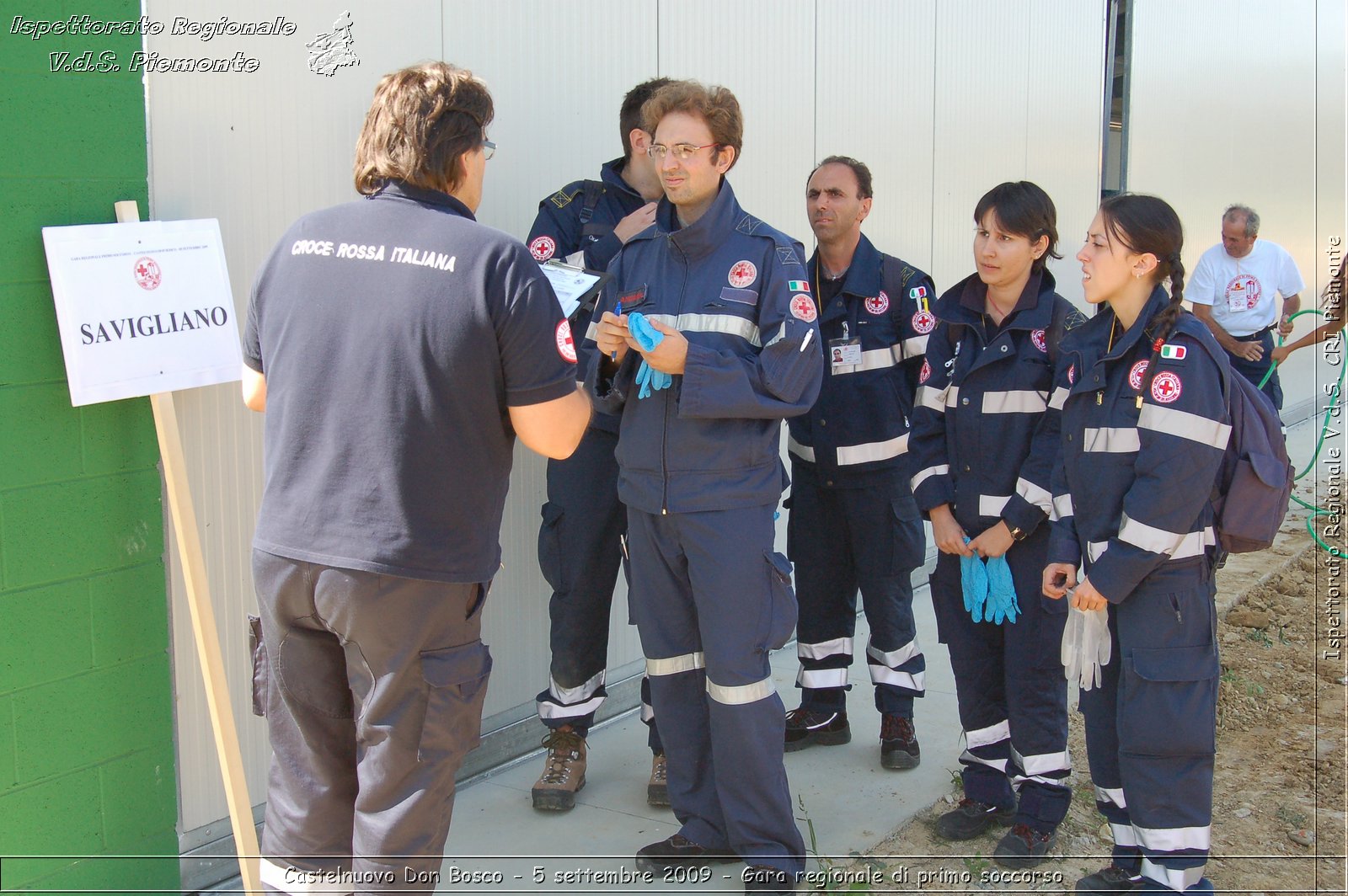 Castelnuovo Don Bosco - 5 settembre 2009 - Gara regionale di primo soccorso -  Croce Rossa Italiana - Ispettorato Regionale Volontari del Soccorso Piemonte