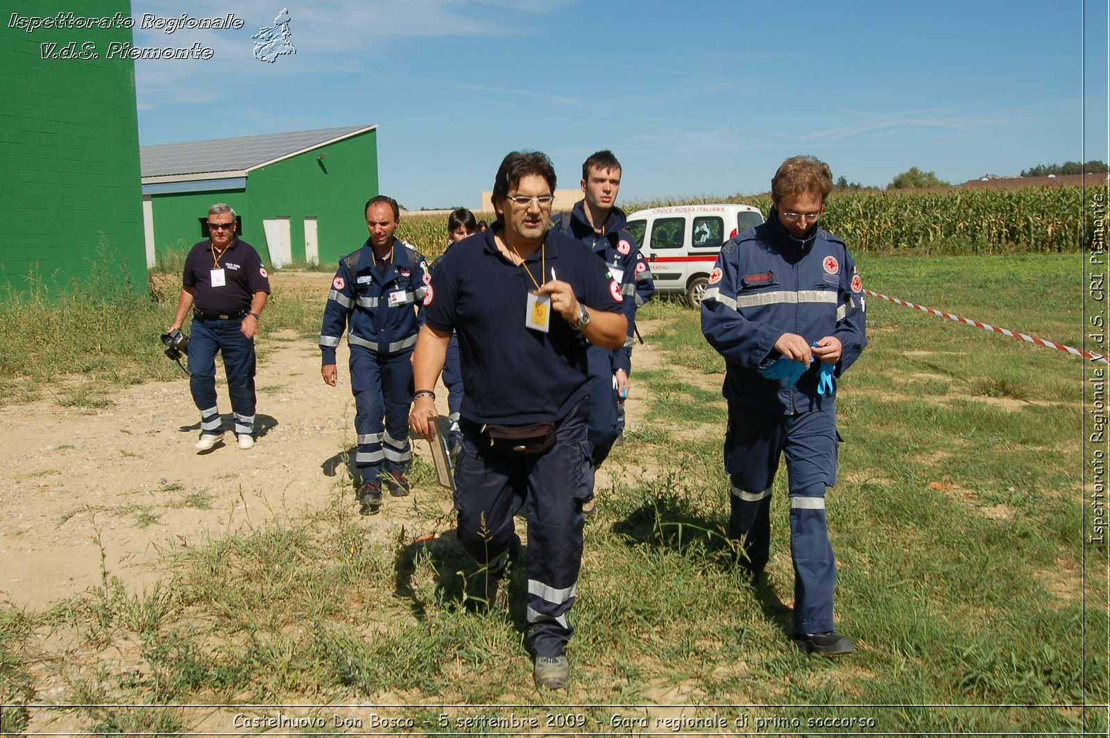 Castelnuovo Don Bosco - 5 settembre 2009 - Gara regionale di primo soccorso -  Croce Rossa Italiana - Ispettorato Regionale Volontari del Soccorso Piemonte