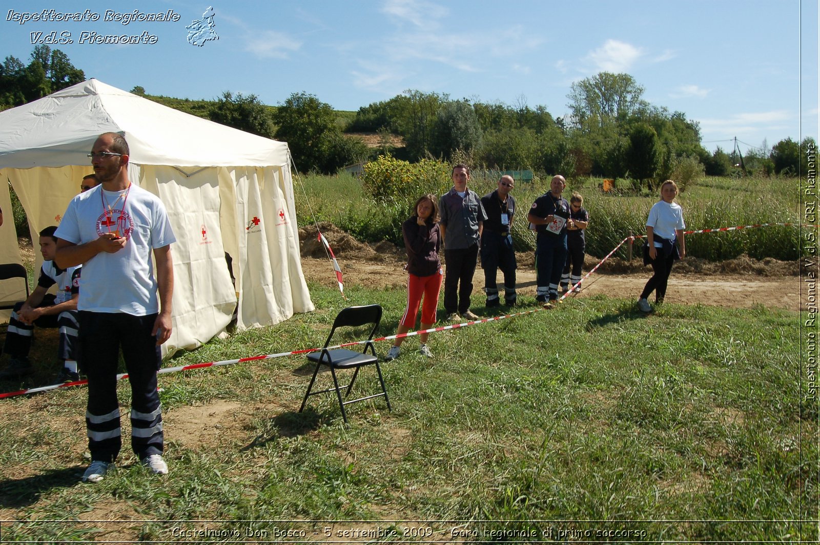 Castelnuovo Don Bosco - 5 settembre 2009 - Gara regionale di primo soccorso -  Croce Rossa Italiana - Ispettorato Regionale Volontari del Soccorso Piemonte