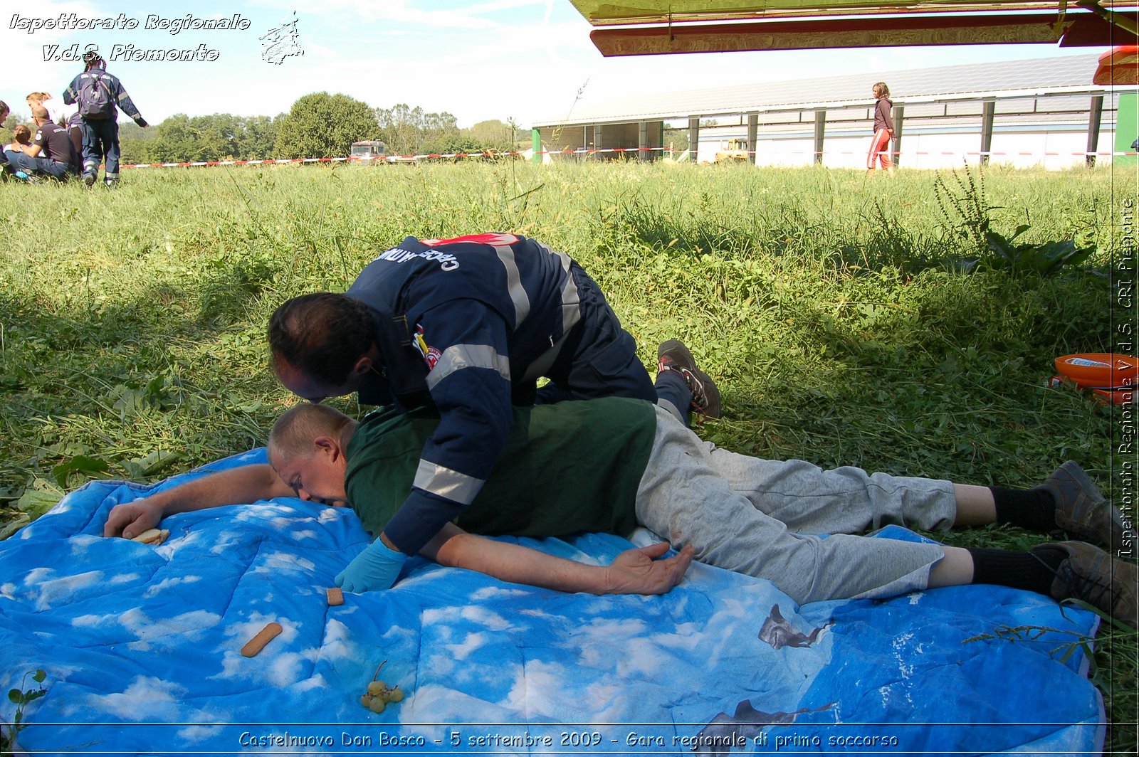 Castelnuovo Don Bosco - 5 settembre 2009 - Gara regionale di primo soccorso -  Croce Rossa Italiana - Ispettorato Regionale Volontari del Soccorso Piemonte