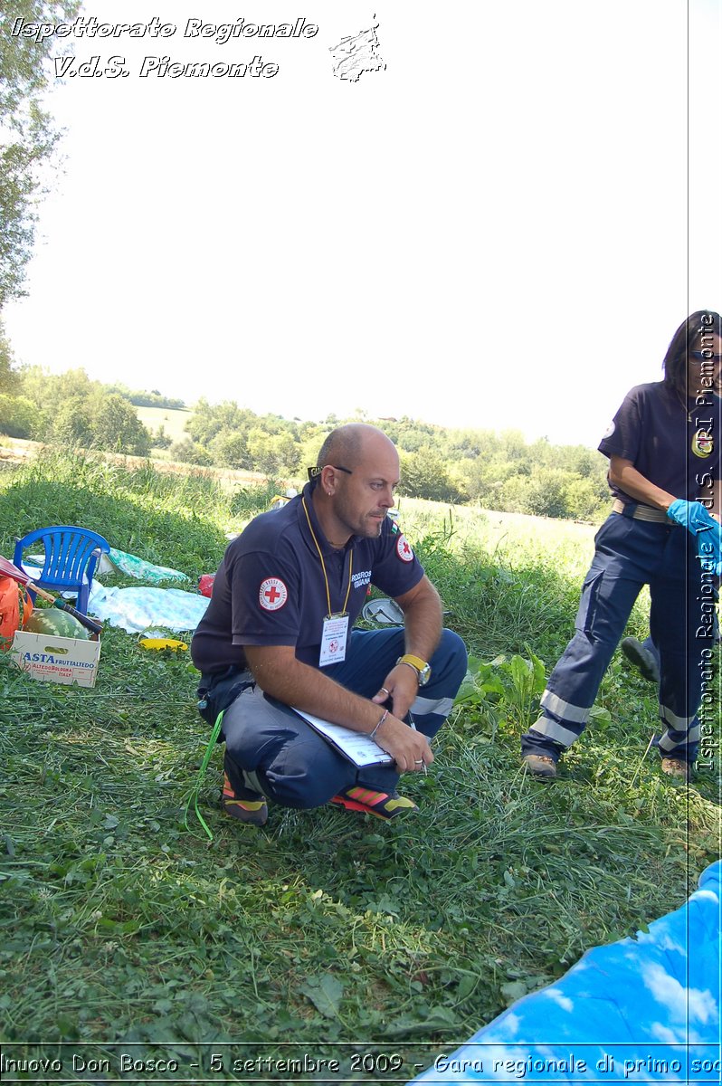 Castelnuovo Don Bosco - 5 settembre 2009 - Gara regionale di primo soccorso -  Croce Rossa Italiana - Ispettorato Regionale Volontari del Soccorso Piemonte