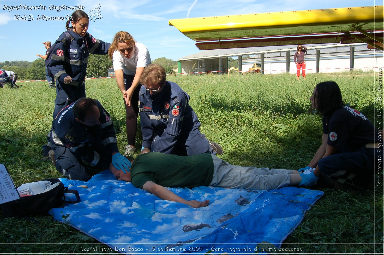 Castelnuovo Don Bosco - 5 settembre 2009 - Gara regionale di primo soccorso -  Croce Rossa Italiana - Ispettorato Regionale Volontari del Soccorso Piemonte