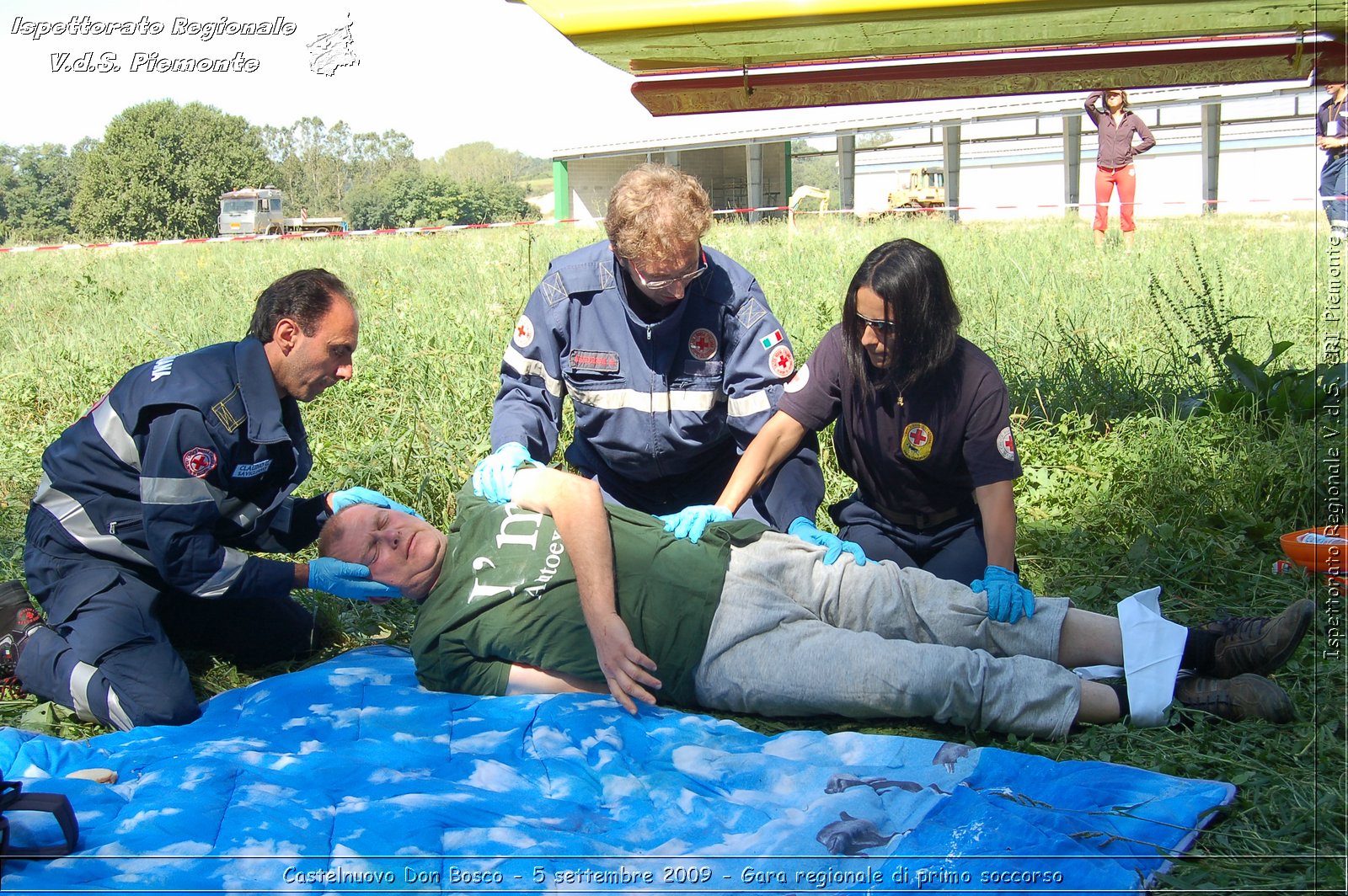 Castelnuovo Don Bosco - 5 settembre 2009 - Gara regionale di primo soccorso -  Croce Rossa Italiana - Ispettorato Regionale Volontari del Soccorso Piemonte