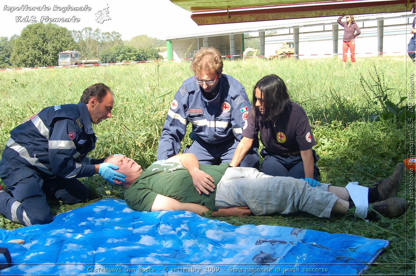 Castelnuovo Don Bosco - 5 settembre 2009 - Gara regionale di primo soccorso -  Croce Rossa Italiana - Ispettorato Regionale Volontari del Soccorso Piemonte