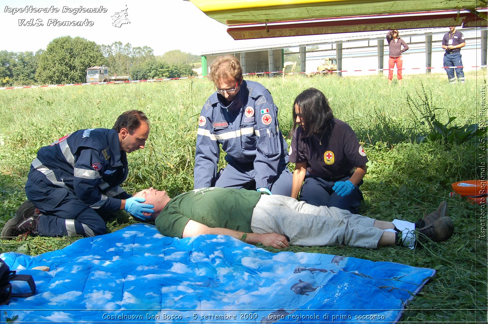 Castelnuovo Don Bosco - 5 settembre 2009 - Gara regionale di primo soccorso -  Croce Rossa Italiana - Ispettorato Regionale Volontari del Soccorso Piemonte