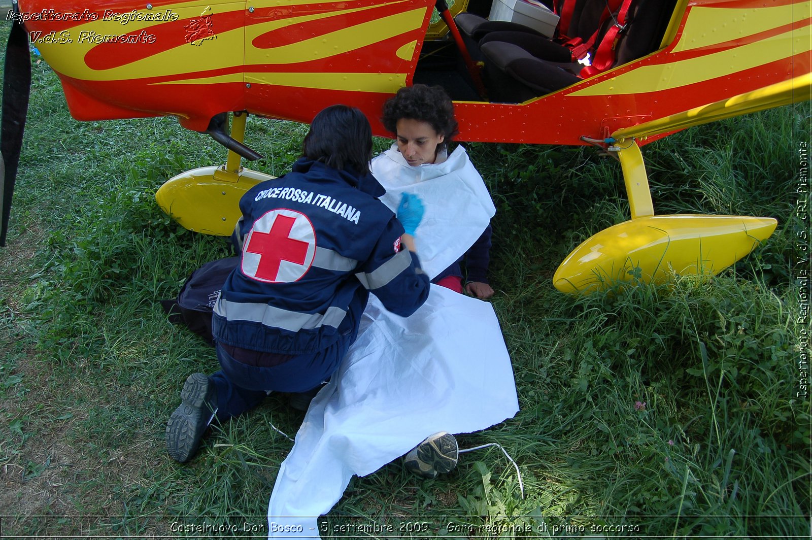 Castelnuovo Don Bosco - 5 settembre 2009 - Gara regionale di primo soccorso -  Croce Rossa Italiana - Ispettorato Regionale Volontari del Soccorso Piemonte