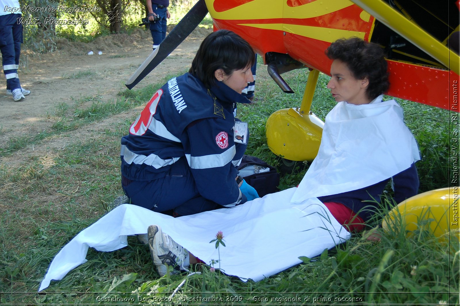 Castelnuovo Don Bosco - 5 settembre 2009 - Gara regionale di primo soccorso -  Croce Rossa Italiana - Ispettorato Regionale Volontari del Soccorso Piemonte