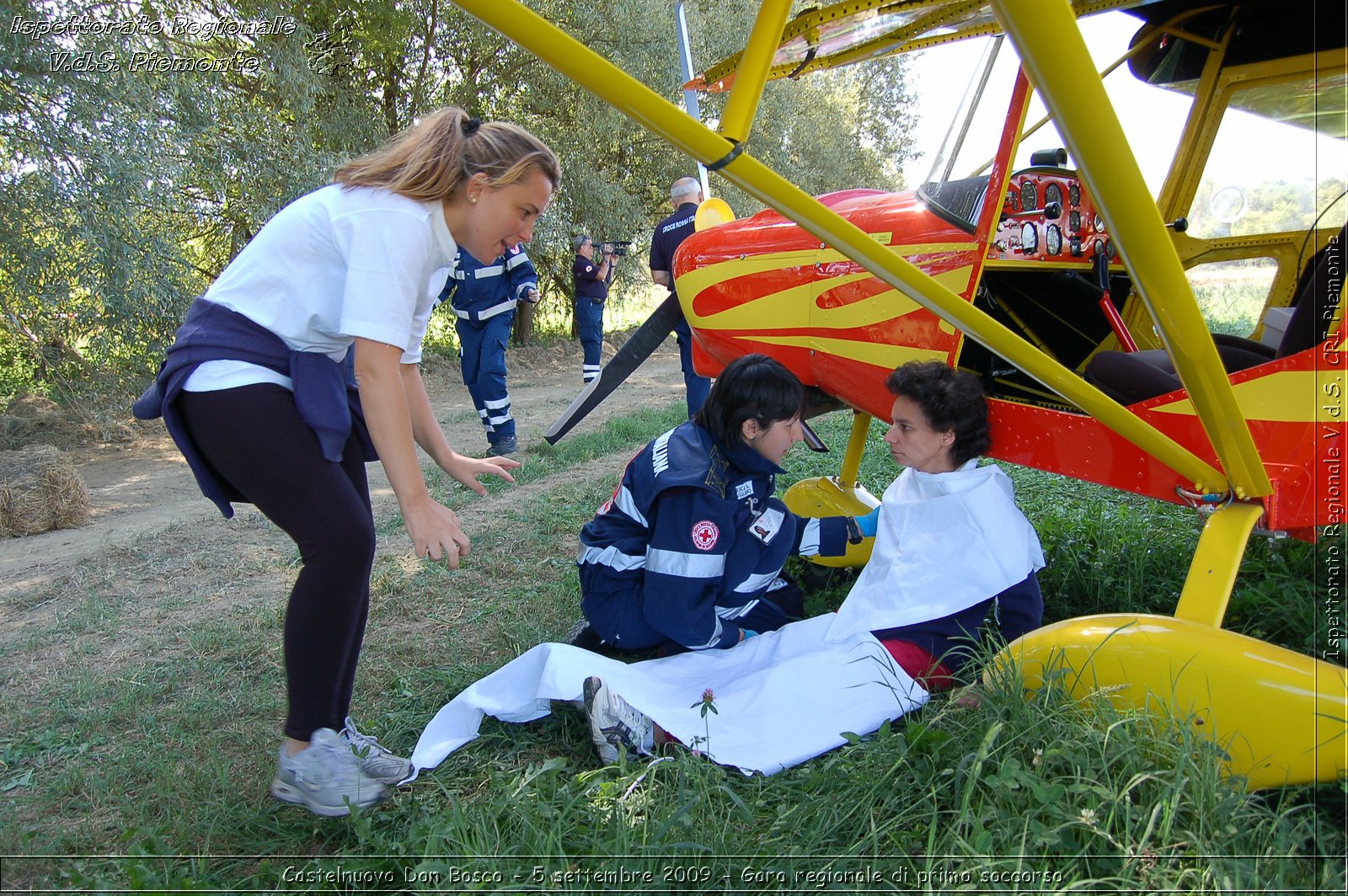 Castelnuovo Don Bosco - 5 settembre 2009 - Gara regionale di primo soccorso -  Croce Rossa Italiana - Ispettorato Regionale Volontari del Soccorso Piemonte