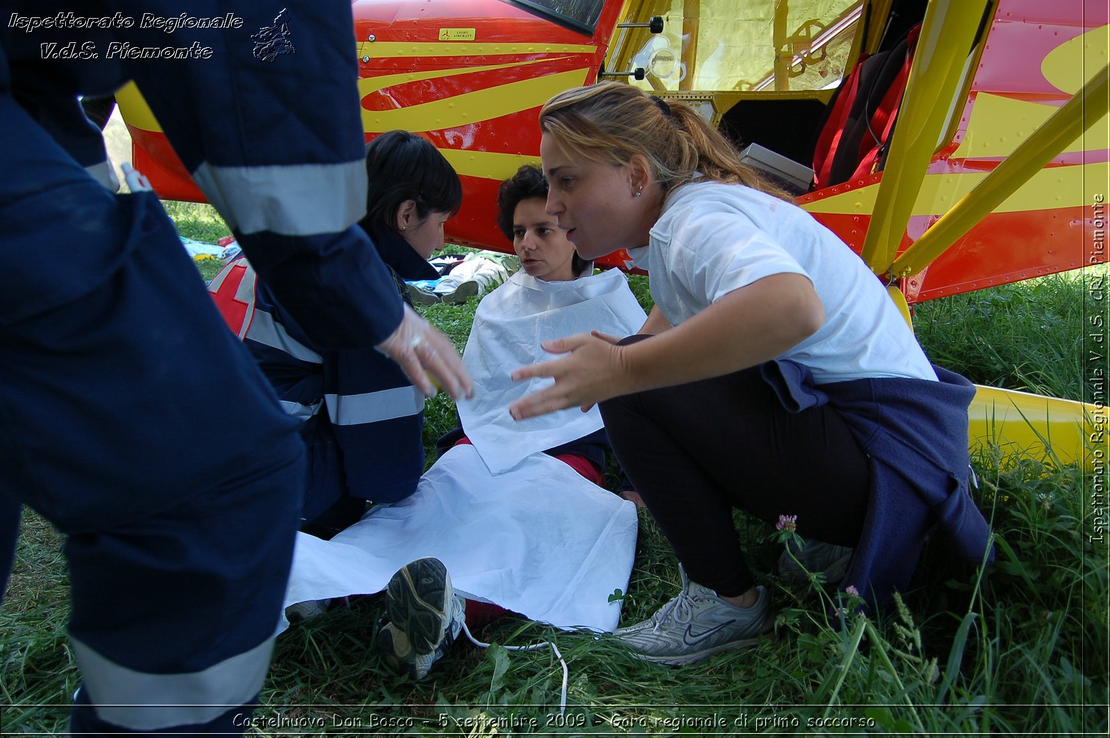 Castelnuovo Don Bosco - 5 settembre 2009 - Gara regionale di primo soccorso -  Croce Rossa Italiana - Ispettorato Regionale Volontari del Soccorso Piemonte