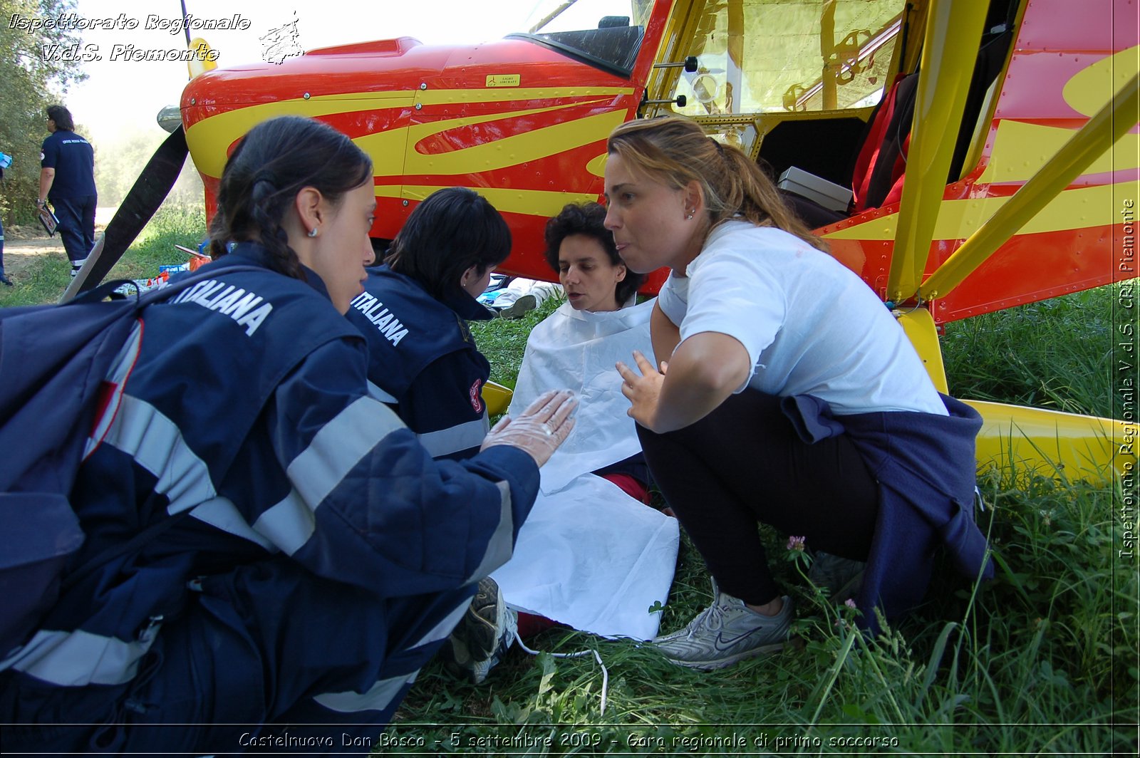 Castelnuovo Don Bosco - 5 settembre 2009 - Gara regionale di primo soccorso -  Croce Rossa Italiana - Ispettorato Regionale Volontari del Soccorso Piemonte