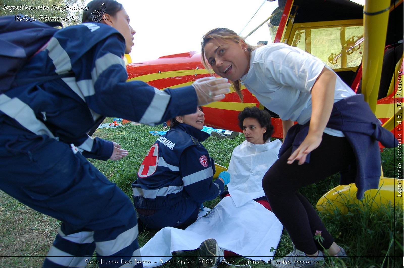 Castelnuovo Don Bosco - 5 settembre 2009 - Gara regionale di primo soccorso -  Croce Rossa Italiana - Ispettorato Regionale Volontari del Soccorso Piemonte