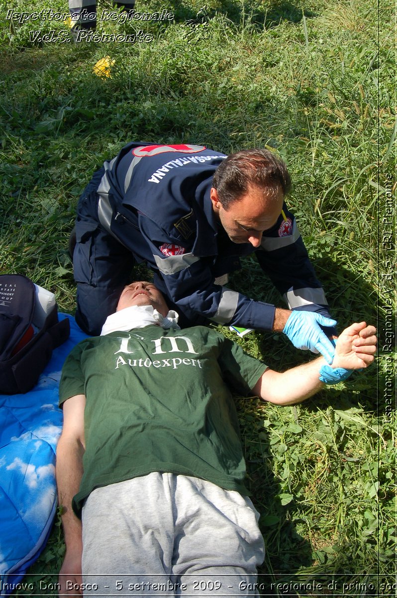 Castelnuovo Don Bosco - 5 settembre 2009 - Gara regionale di primo soccorso -  Croce Rossa Italiana - Ispettorato Regionale Volontari del Soccorso Piemonte