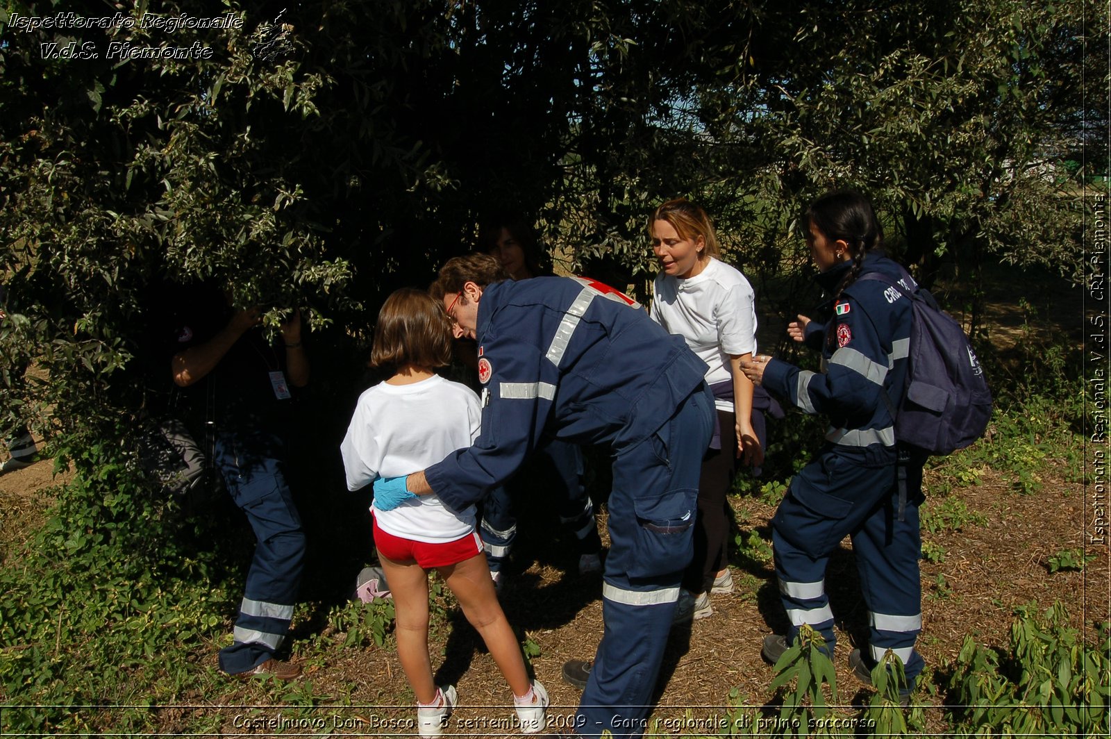 Castelnuovo Don Bosco - 5 settembre 2009 - Gara regionale di primo soccorso -  Croce Rossa Italiana - Ispettorato Regionale Volontari del Soccorso Piemonte