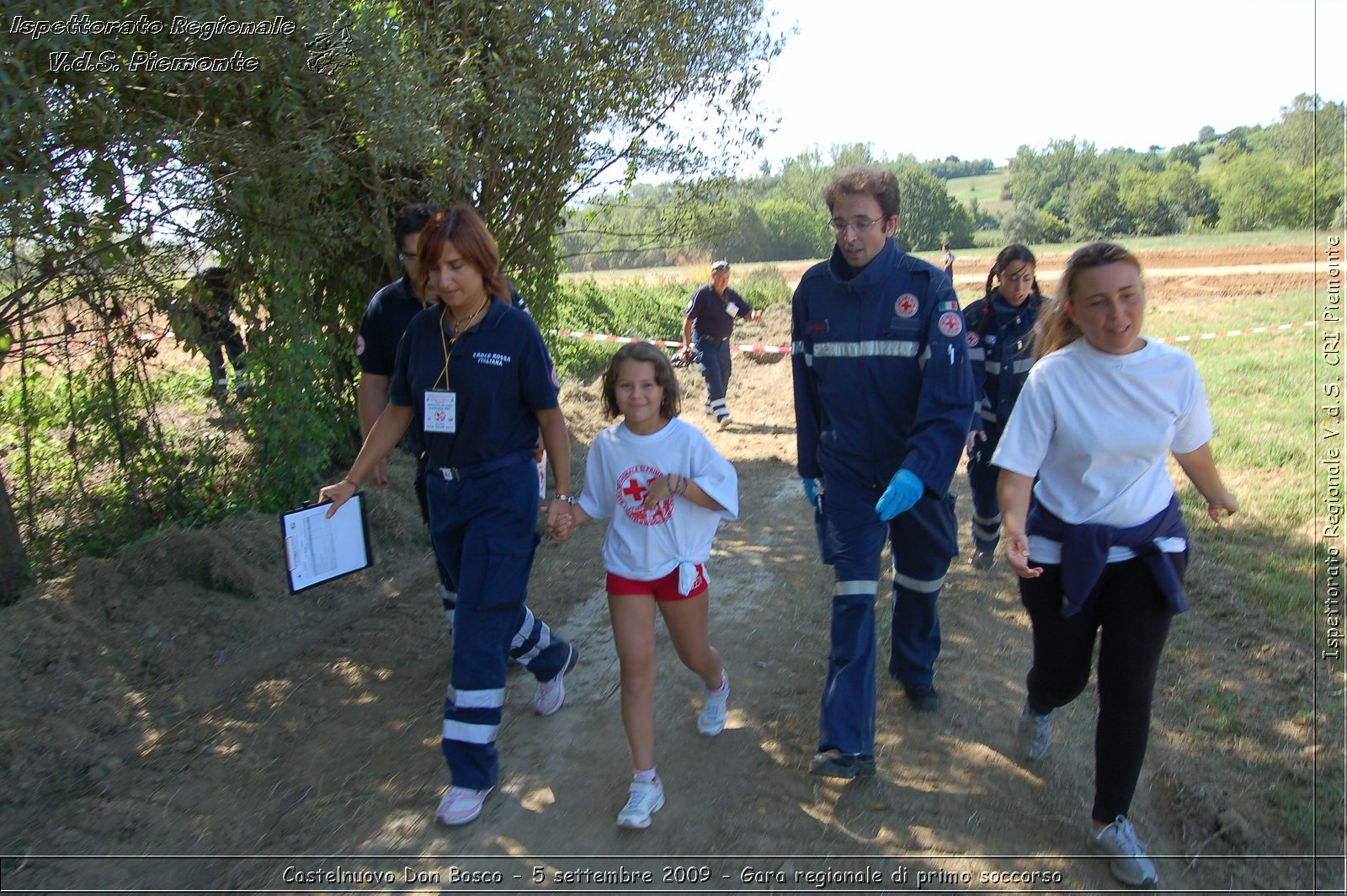 Castelnuovo Don Bosco - 5 settembre 2009 - Gara regionale di primo soccorso -  Croce Rossa Italiana - Ispettorato Regionale Volontari del Soccorso Piemonte