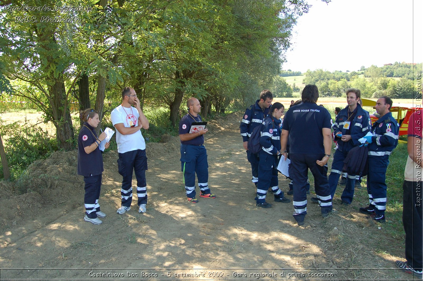 Castelnuovo Don Bosco - 5 settembre 2009 - Gara regionale di primo soccorso -  Croce Rossa Italiana - Ispettorato Regionale Volontari del Soccorso Piemonte