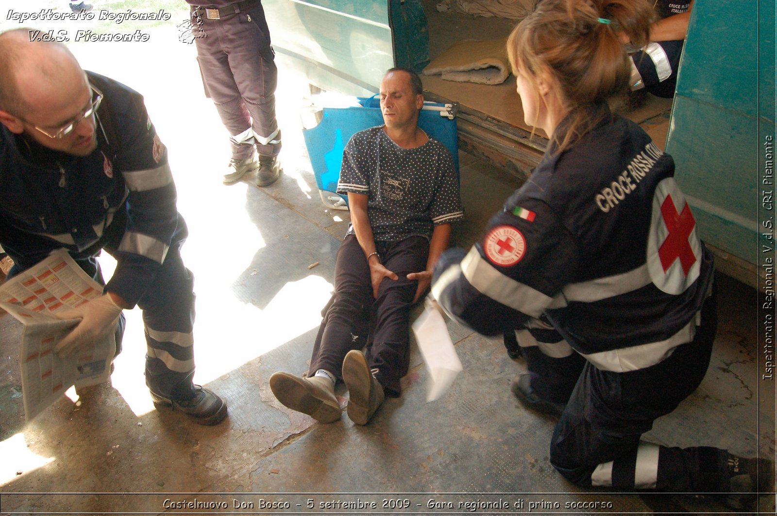 Castelnuovo Don Bosco - 5 settembre 2009 - Gara regionale di primo soccorso -  Croce Rossa Italiana - Ispettorato Regionale Volontari del Soccorso Piemonte