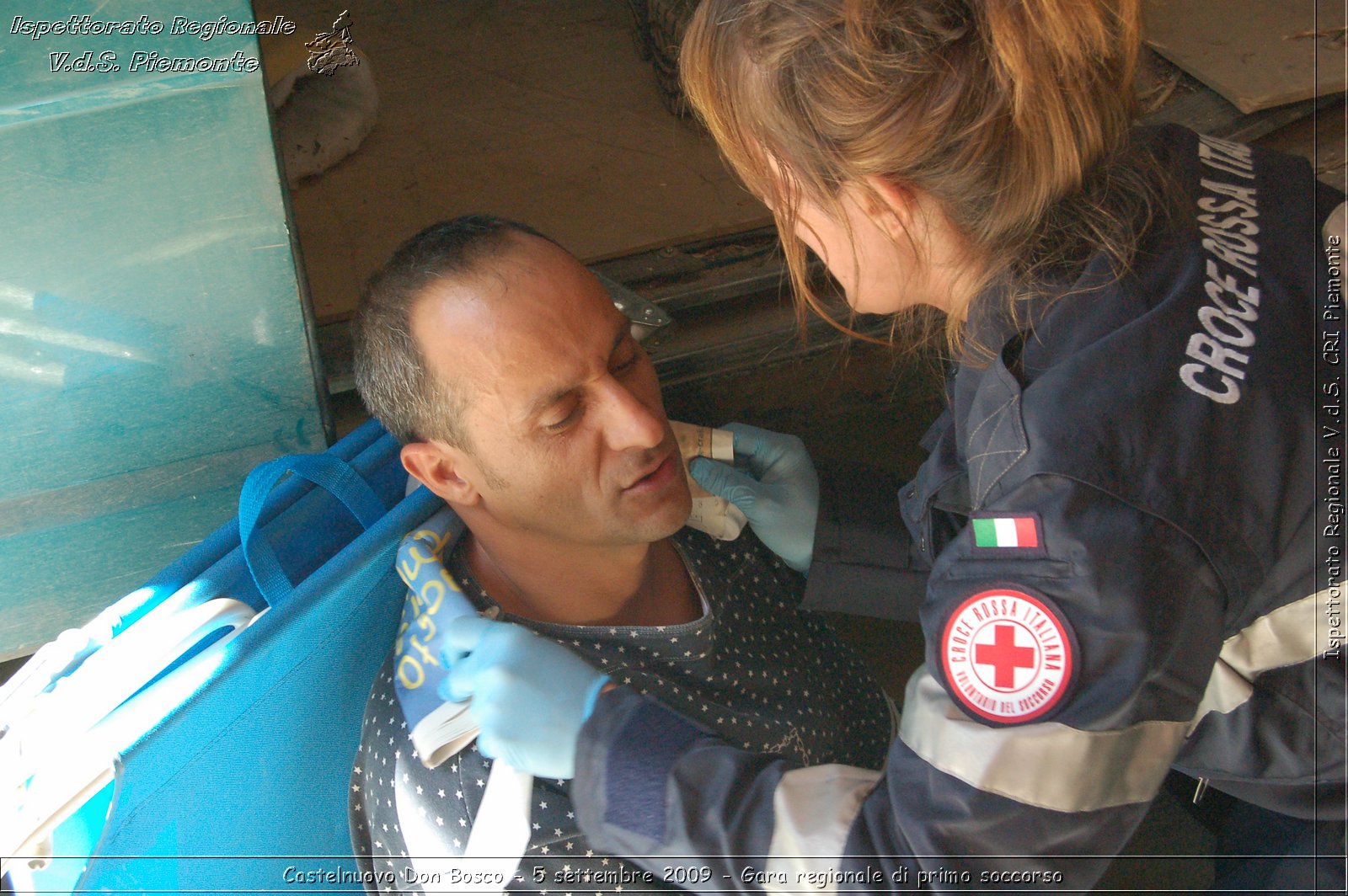 Castelnuovo Don Bosco - 5 settembre 2009 - Gara regionale di primo soccorso -  Croce Rossa Italiana - Ispettorato Regionale Volontari del Soccorso Piemonte