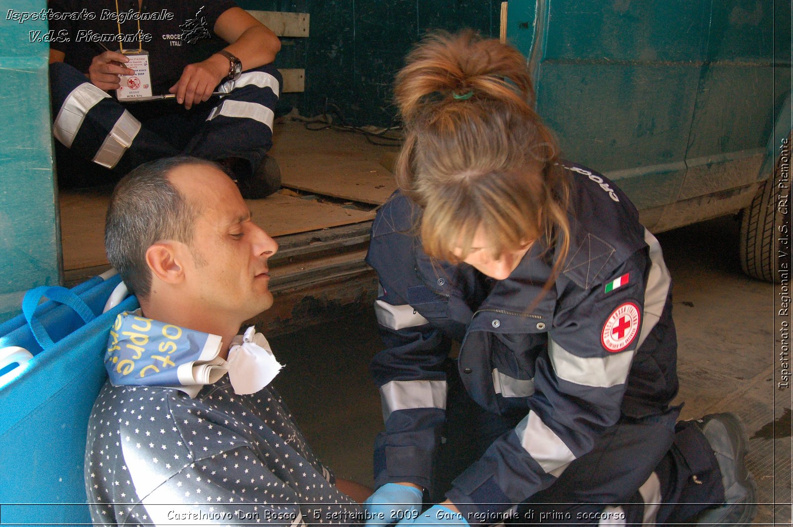 Castelnuovo Don Bosco - 5 settembre 2009 - Gara regionale di primo soccorso -  Croce Rossa Italiana - Ispettorato Regionale Volontari del Soccorso Piemonte