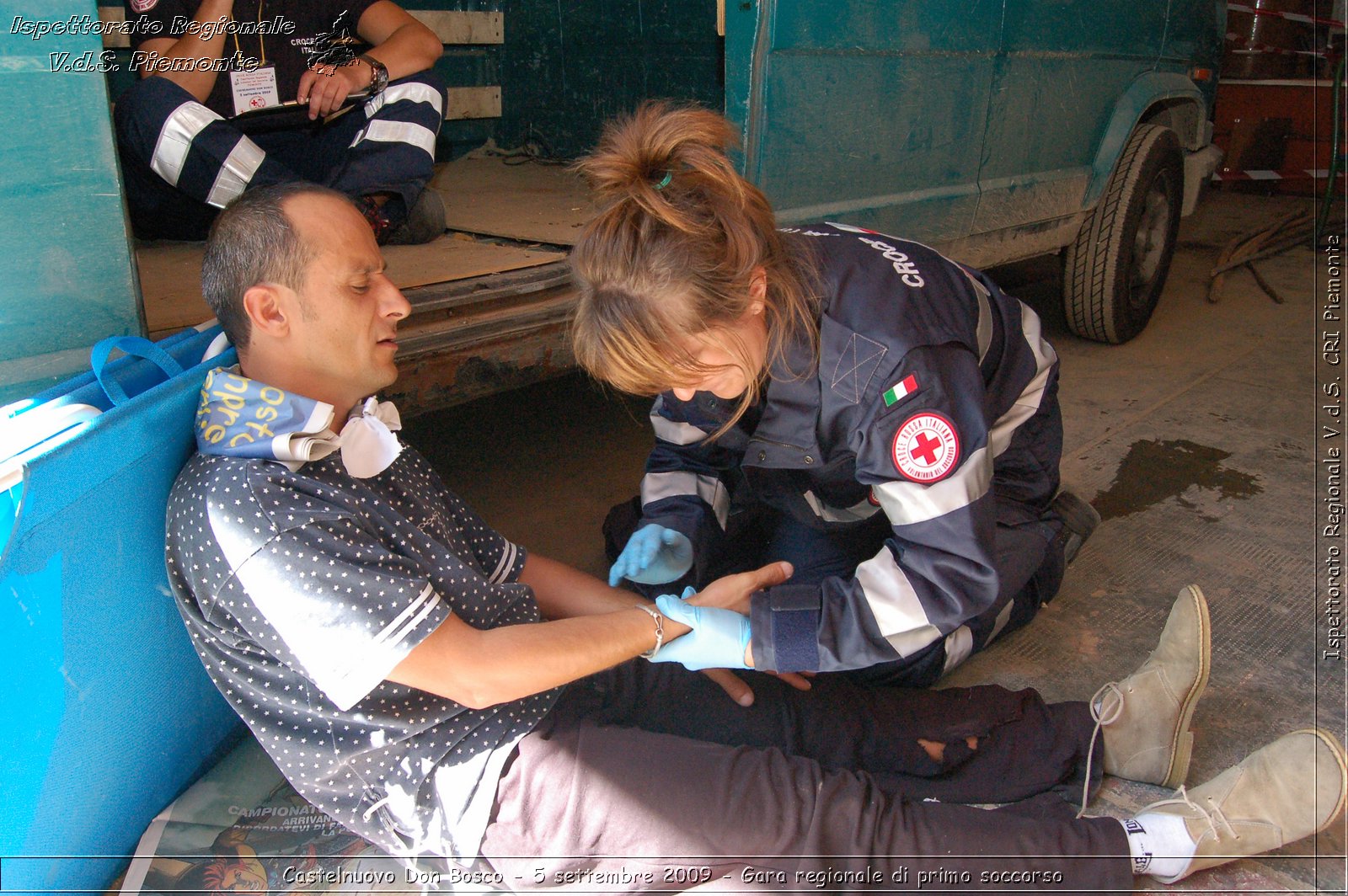 Castelnuovo Don Bosco - 5 settembre 2009 - Gara regionale di primo soccorso -  Croce Rossa Italiana - Ispettorato Regionale Volontari del Soccorso Piemonte