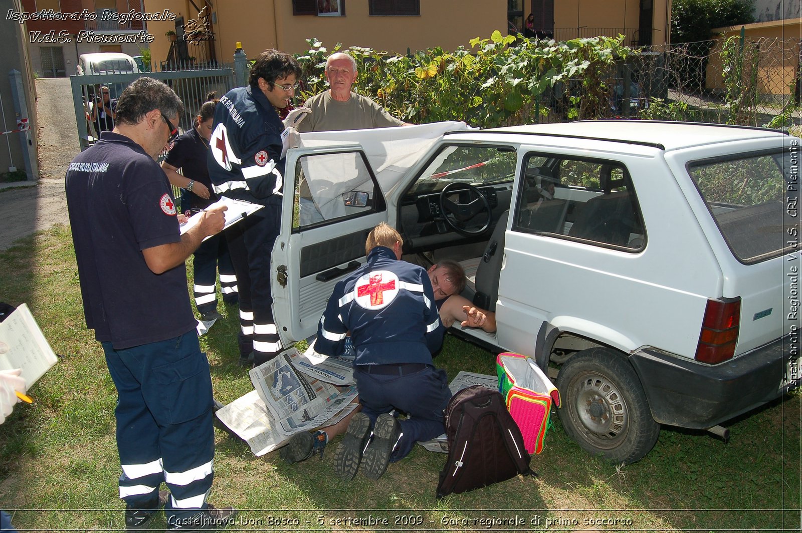 Castelnuovo Don Bosco - 5 settembre 2009 - Gara regionale di primo soccorso -  Croce Rossa Italiana - Ispettorato Regionale Volontari del Soccorso Piemonte