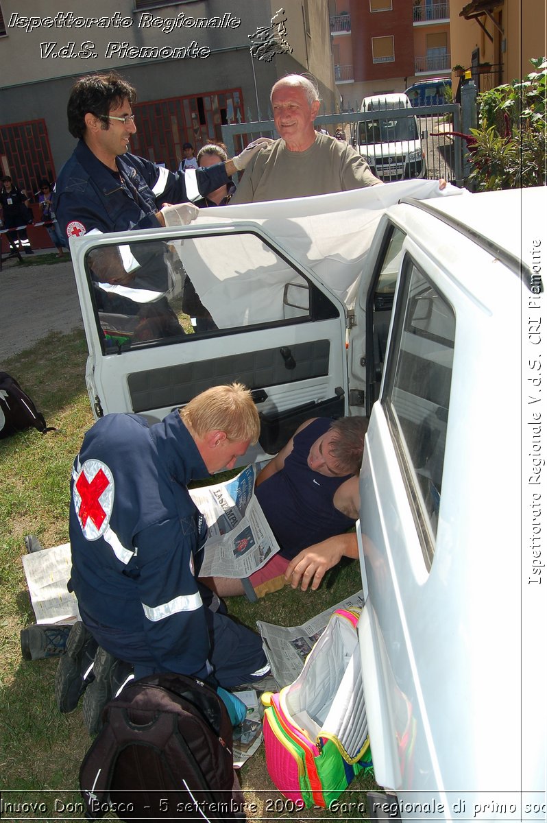 Castelnuovo Don Bosco - 5 settembre 2009 - Gara regionale di primo soccorso -  Croce Rossa Italiana - Ispettorato Regionale Volontari del Soccorso Piemonte