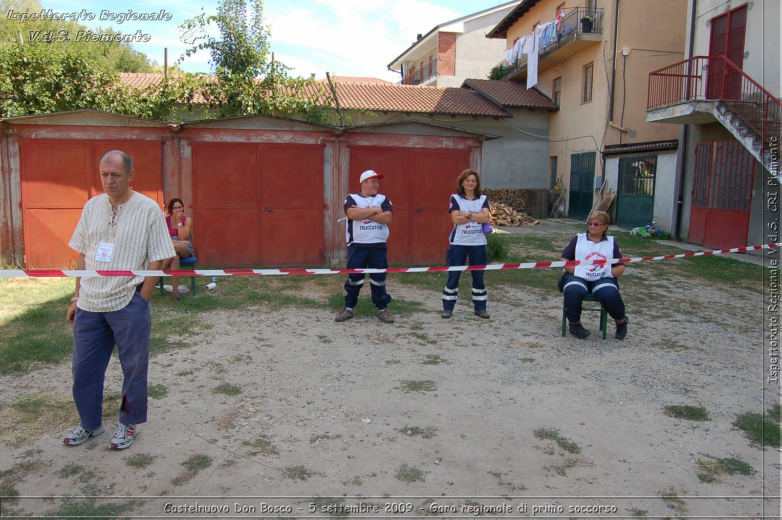 Castelnuovo Don Bosco - 5 settembre 2009 - Gara regionale di primo soccorso -  Croce Rossa Italiana - Ispettorato Regionale Volontari del Soccorso Piemonte