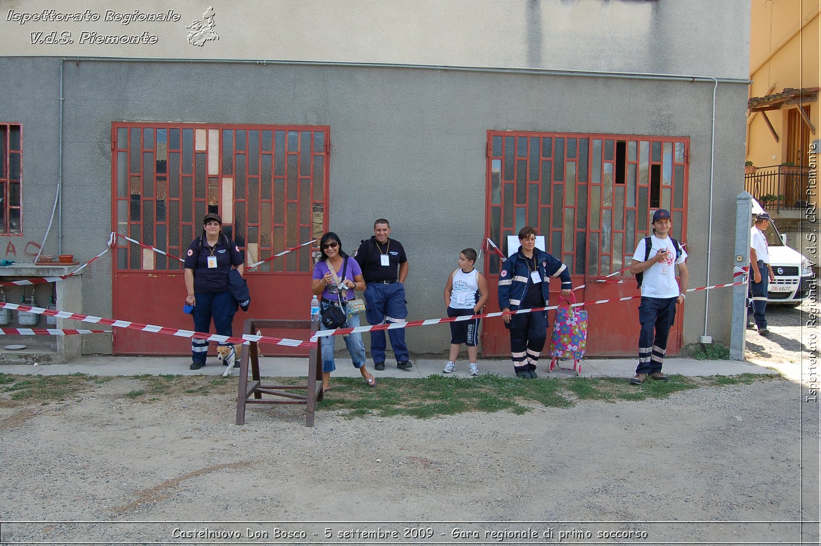 Castelnuovo Don Bosco - 5 settembre 2009 - Gara regionale di primo soccorso -  Croce Rossa Italiana - Ispettorato Regionale Volontari del Soccorso Piemonte