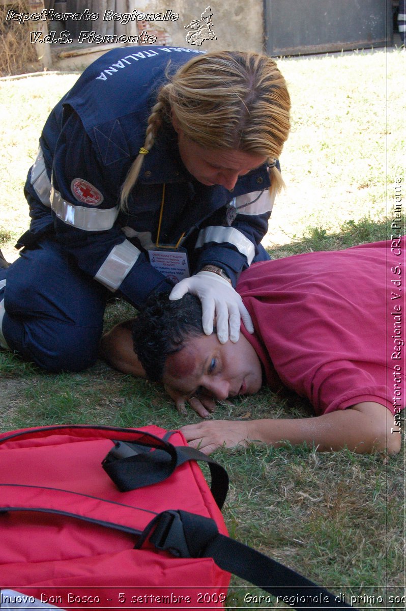 Castelnuovo Don Bosco - 5 settembre 2009 - Gara regionale di primo soccorso -  Croce Rossa Italiana - Ispettorato Regionale Volontari del Soccorso Piemonte