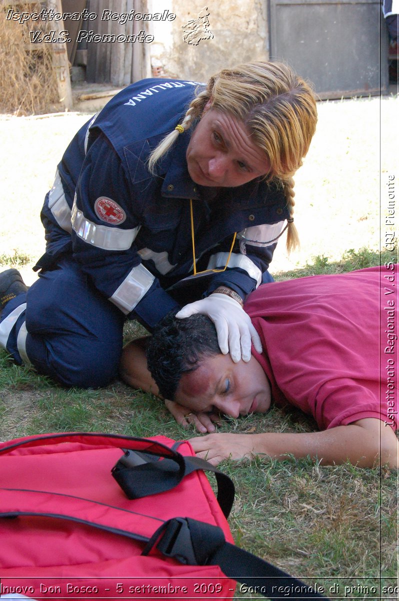 Castelnuovo Don Bosco - 5 settembre 2009 - Gara regionale di primo soccorso -  Croce Rossa Italiana - Ispettorato Regionale Volontari del Soccorso Piemonte