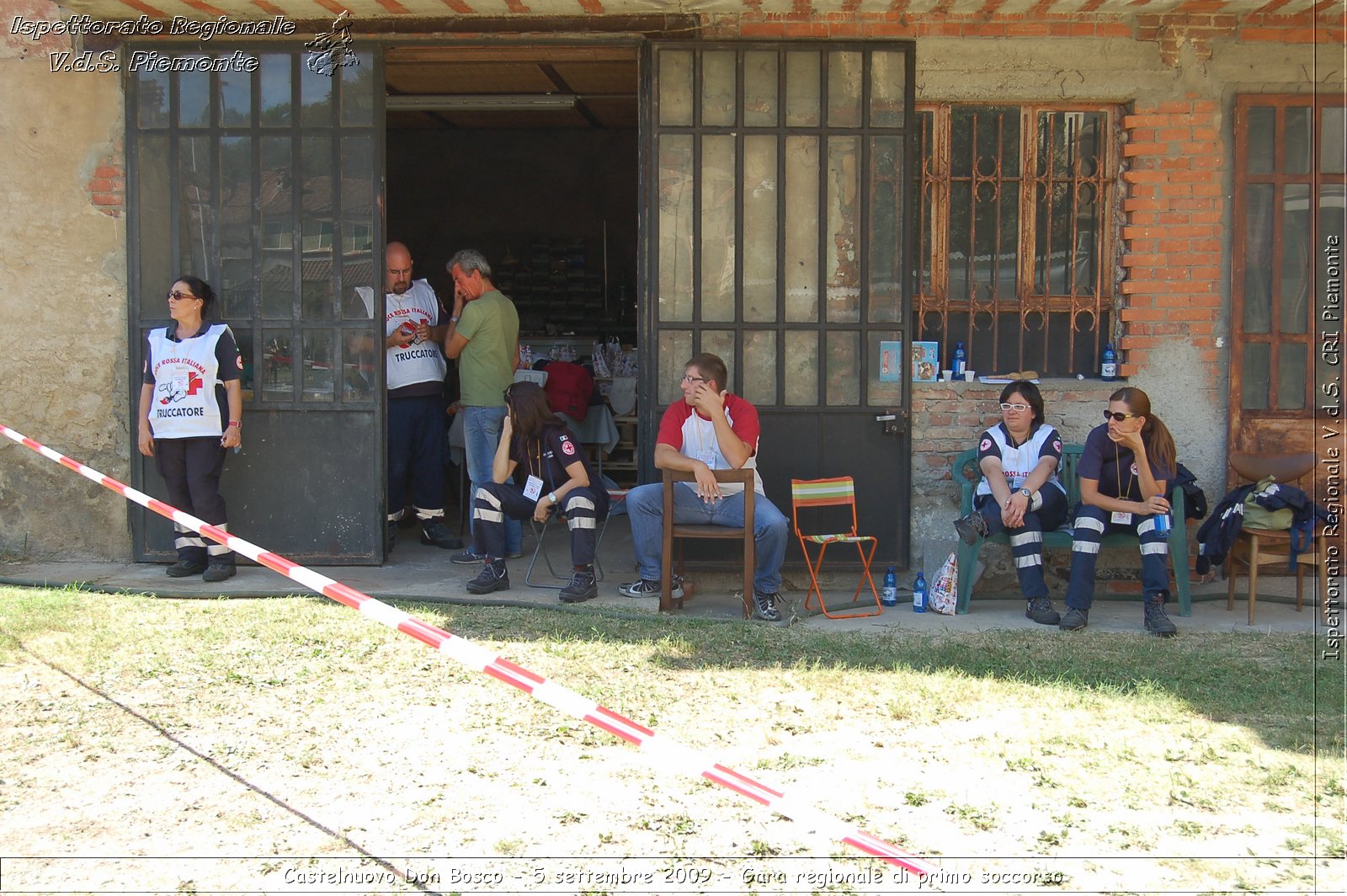 Castelnuovo Don Bosco - 5 settembre 2009 - Gara regionale di primo soccorso -  Croce Rossa Italiana - Ispettorato Regionale Volontari del Soccorso Piemonte