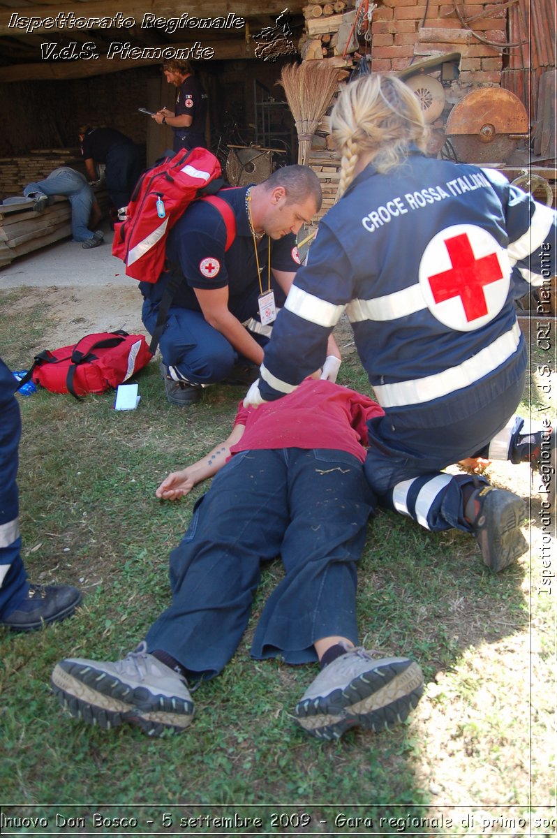 Castelnuovo Don Bosco - 5 settembre 2009 - Gara regionale di primo soccorso -  Croce Rossa Italiana - Ispettorato Regionale Volontari del Soccorso Piemonte