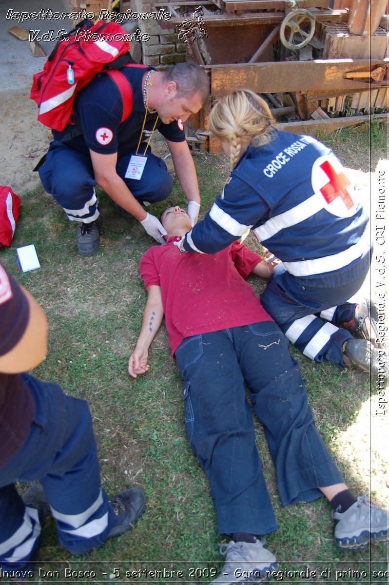 Castelnuovo Don Bosco - 5 settembre 2009 - Gara regionale di primo soccorso -  Croce Rossa Italiana - Ispettorato Regionale Volontari del Soccorso Piemonte