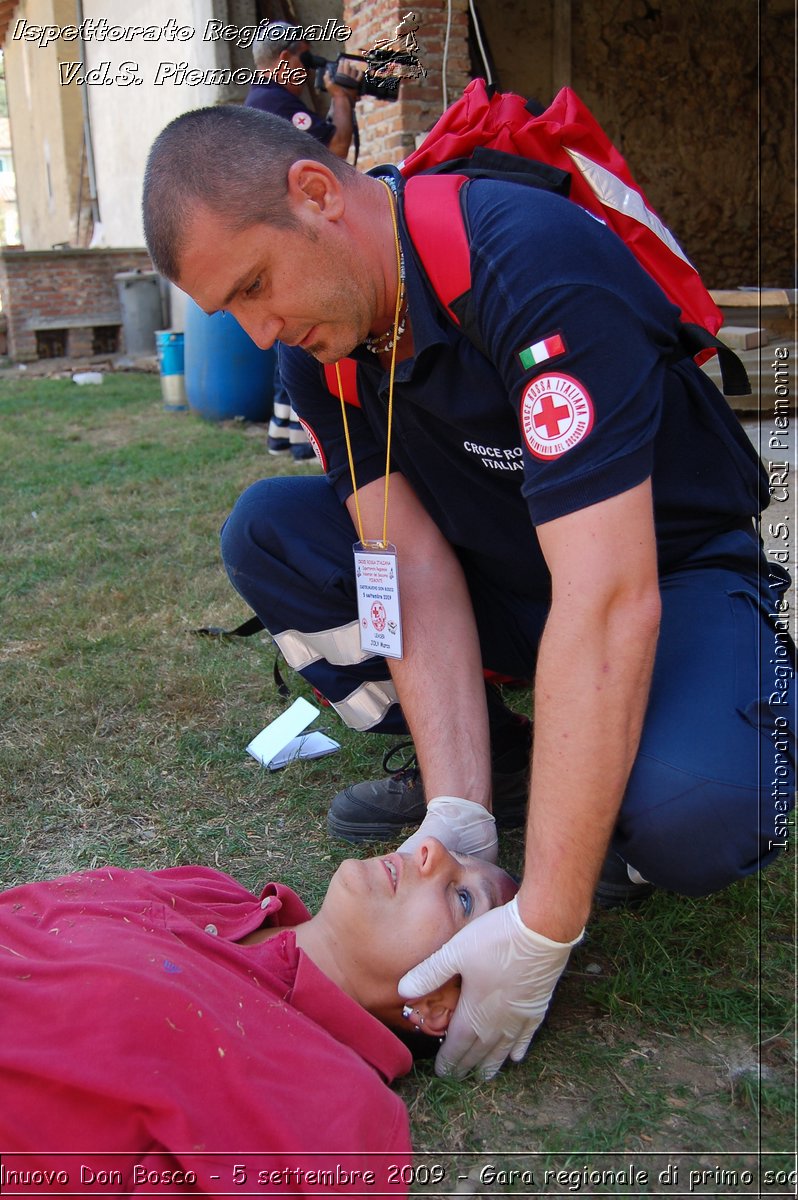 Castelnuovo Don Bosco - 5 settembre 2009 - Gara regionale di primo soccorso -  Croce Rossa Italiana - Ispettorato Regionale Volontari del Soccorso Piemonte