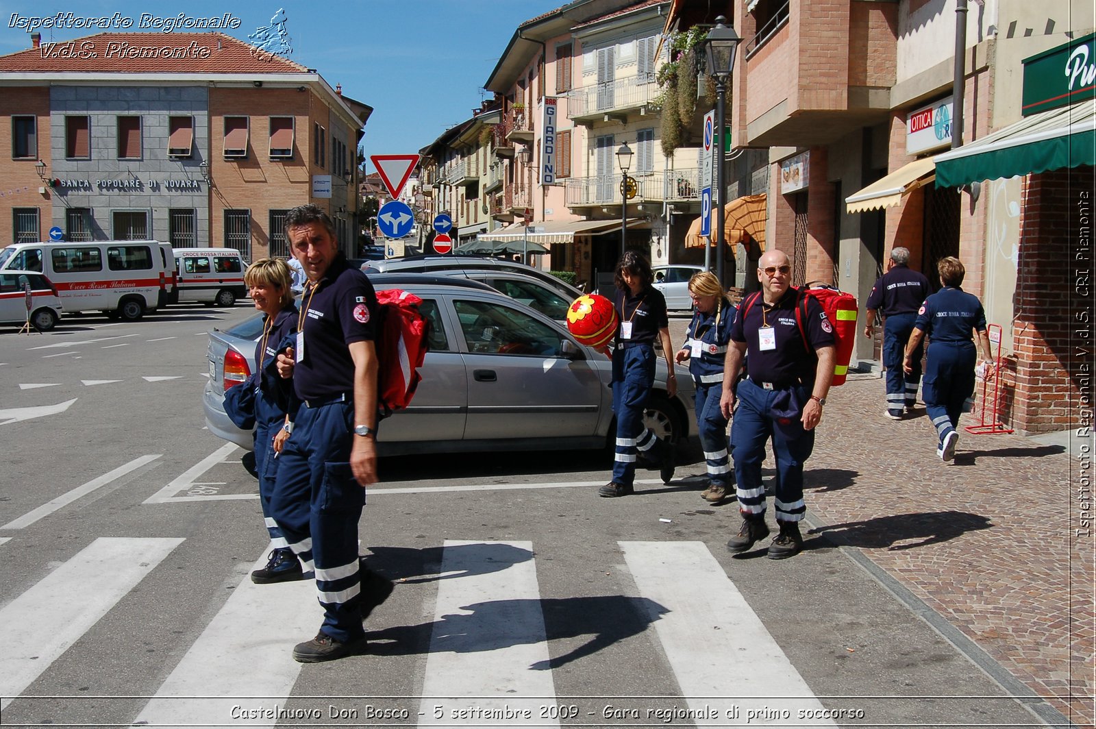 Castelnuovo Don Bosco - 5 settembre 2009 - Gara regionale di primo soccorso -  Croce Rossa Italiana - Ispettorato Regionale Volontari del Soccorso Piemonte