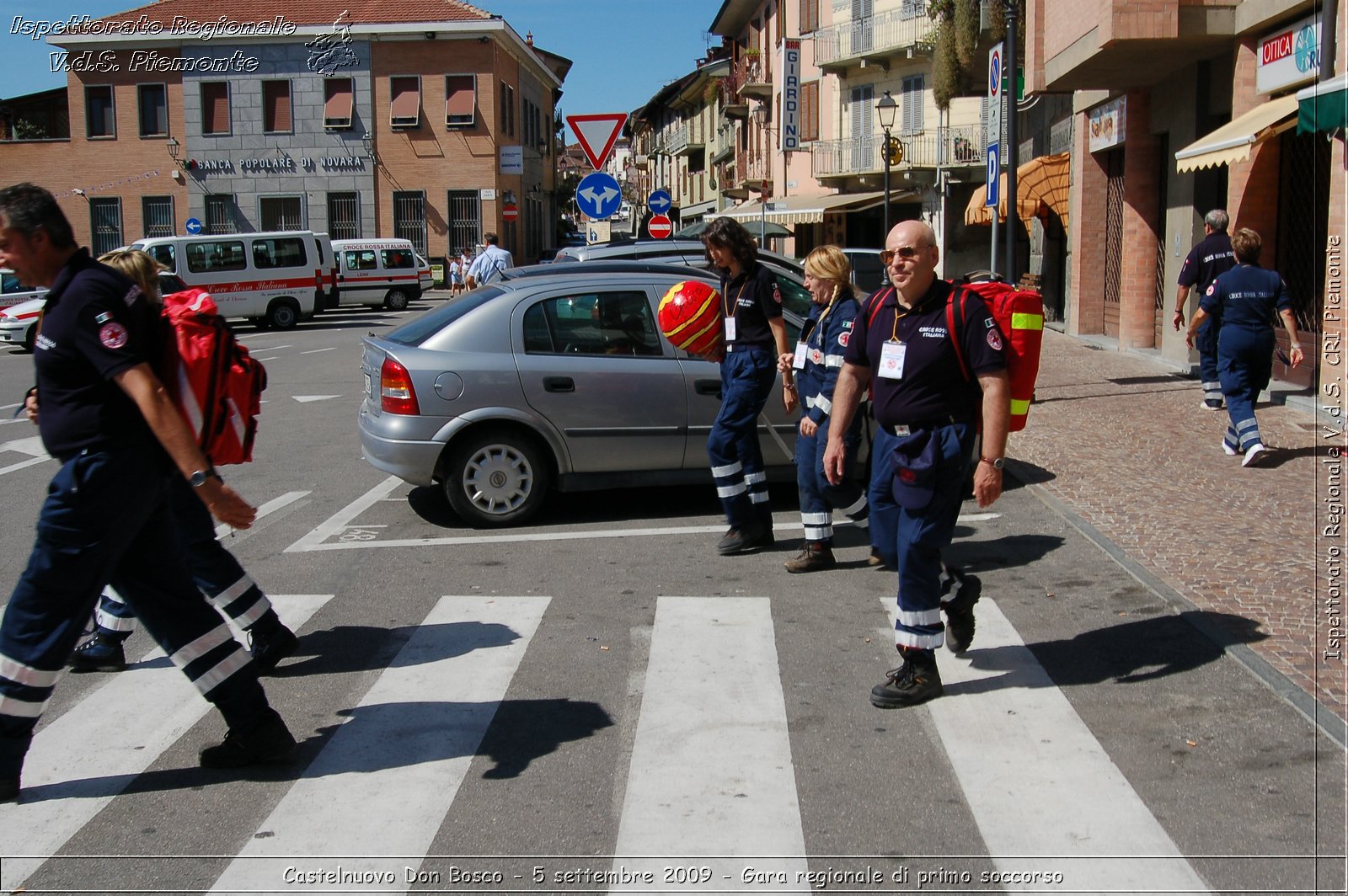 Castelnuovo Don Bosco - 5 settembre 2009 - Gara regionale di primo soccorso -  Croce Rossa Italiana - Ispettorato Regionale Volontari del Soccorso Piemonte