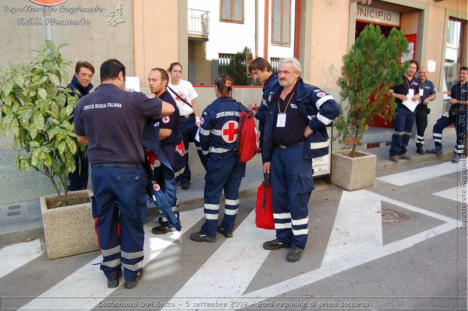 Castelnuovo Don Bosco - 5 settembre 2009 - Gara regionale di primo soccorso -  Croce Rossa Italiana - Ispettorato Regionale Volontari del Soccorso Piemonte