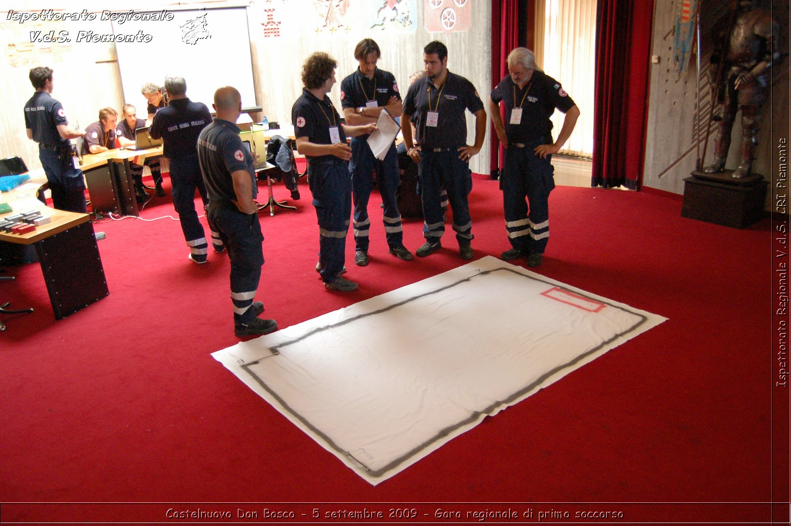 Castelnuovo Don Bosco - 5 settembre 2009 - Gara regionale di primo soccorso -  Croce Rossa Italiana - Ispettorato Regionale Volontari del Soccorso Piemonte