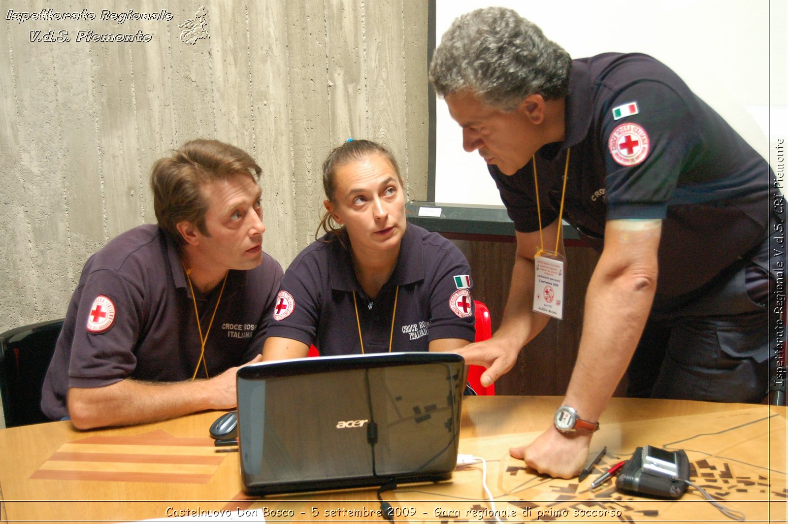 Castelnuovo Don Bosco - 5 settembre 2009 - Gara regionale di primo soccorso -  Croce Rossa Italiana - Ispettorato Regionale Volontari del Soccorso Piemonte