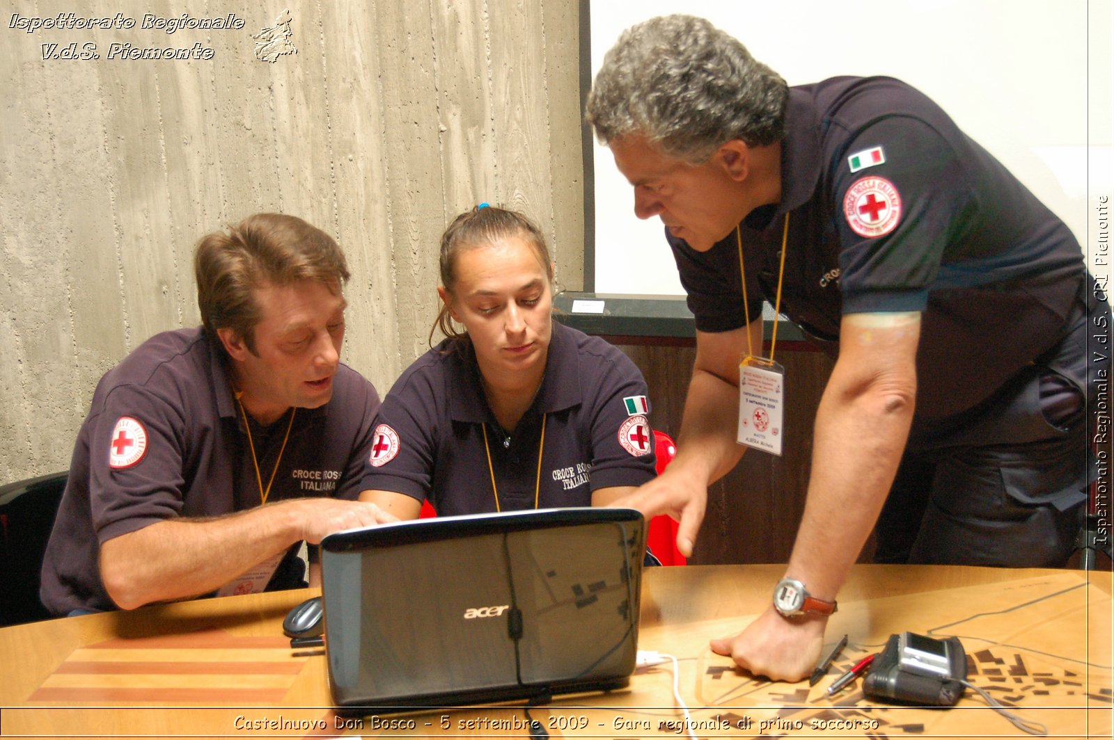 Castelnuovo Don Bosco - 5 settembre 2009 - Gara regionale di primo soccorso -  Croce Rossa Italiana - Ispettorato Regionale Volontari del Soccorso Piemonte