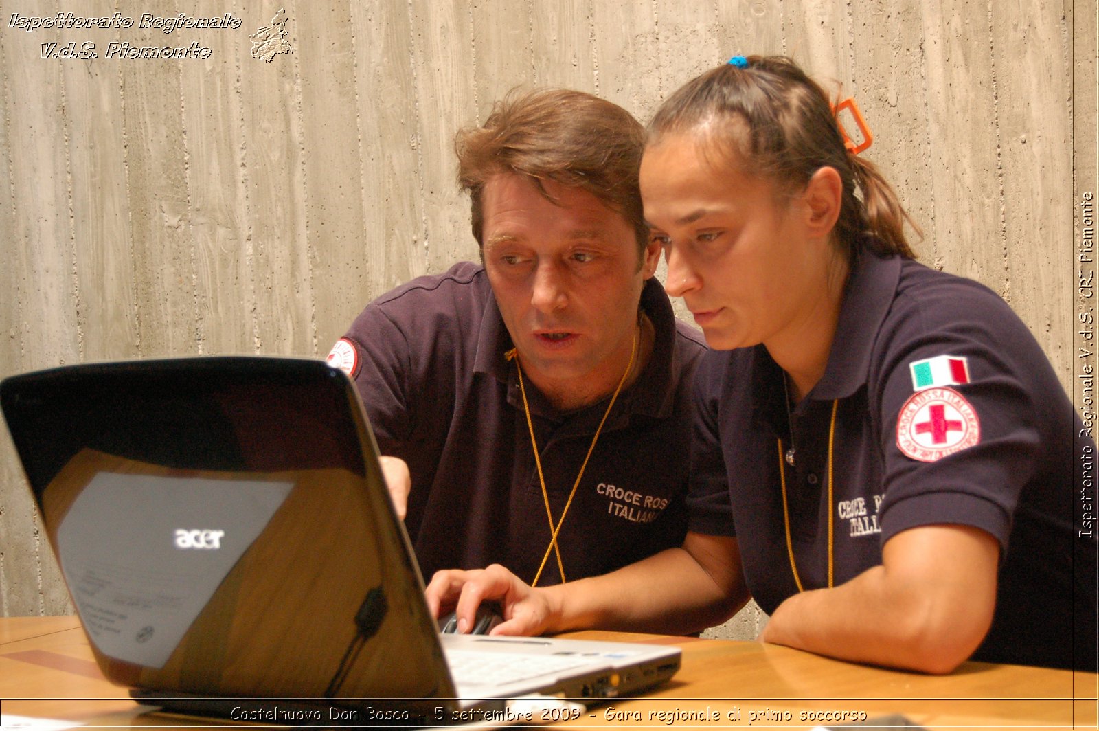 Castelnuovo Don Bosco - 5 settembre 2009 - Gara regionale di primo soccorso -  Croce Rossa Italiana - Ispettorato Regionale Volontari del Soccorso Piemonte