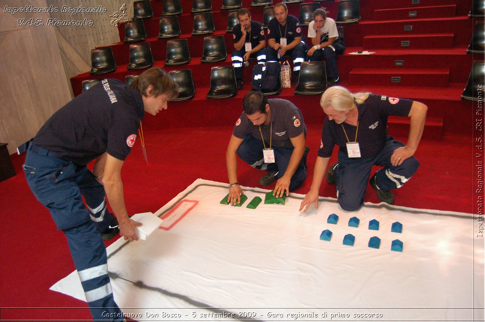 Castelnuovo Don Bosco - 5 settembre 2009 - Gara regionale di primo soccorso -  Croce Rossa Italiana - Ispettorato Regionale Volontari del Soccorso Piemonte