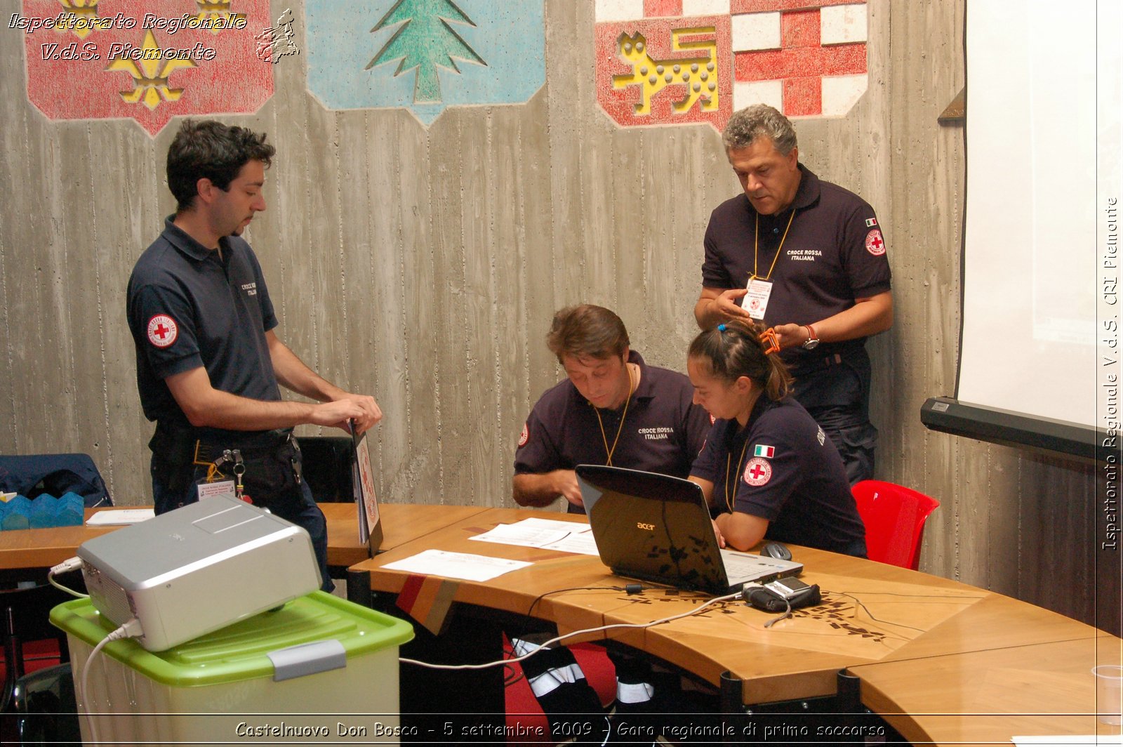 Castelnuovo Don Bosco - 5 settembre 2009 - Gara regionale di primo soccorso -  Croce Rossa Italiana - Ispettorato Regionale Volontari del Soccorso Piemonte