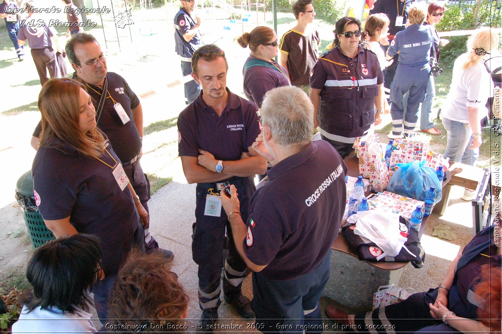 Castelnuovo Don Bosco - 5 settembre 2009 - Gara regionale di primo soccorso -  Croce Rossa Italiana - Ispettorato Regionale Volontari del Soccorso Piemonte